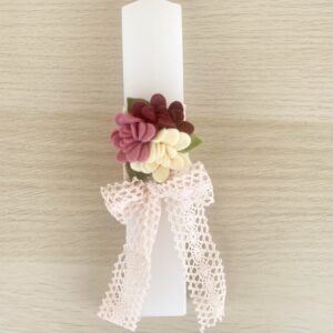 λαμπάδα κλιπ μαλλιών λουλούδια